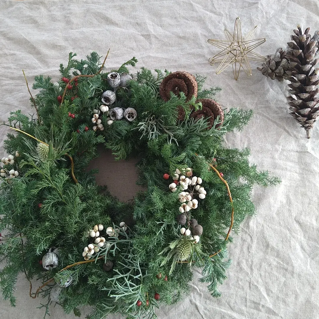 満席】クリスマスリース作り | 江別 蔦屋書店